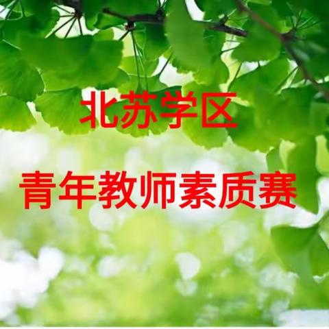 青衿之志，且待芳华——北苏学区2023年青年教师素质赛活动纪实