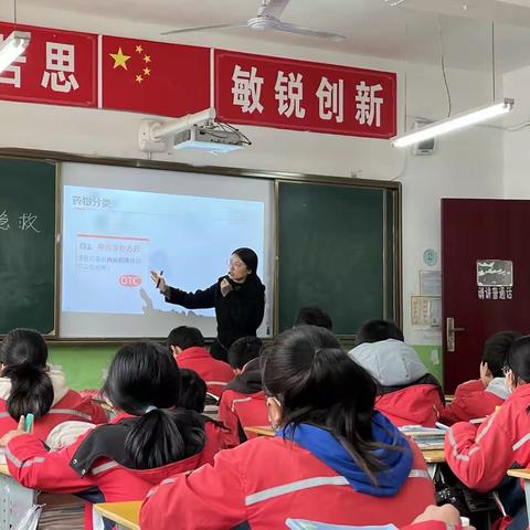 河道九年制学校理综组同课异构听评课活动