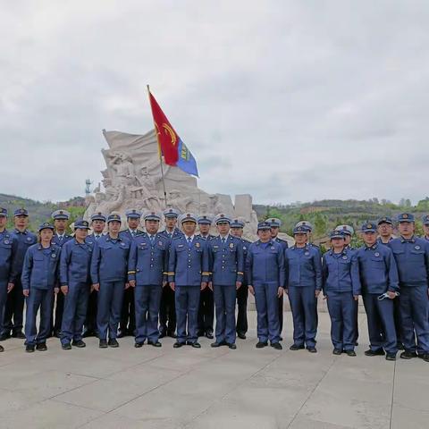 祭先烈缅忠魂 眉县大队开展清明节祭奠英烈活动