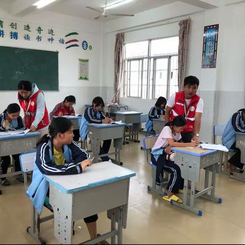 三家镇岭村网格员开展“护苗行动”调查问卷