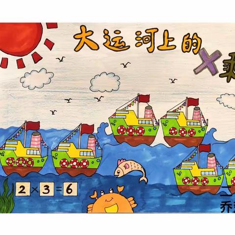 创意画乘法，趣味说数学——泗阳县实验小学“运河娃，走运河”二年级实践活动