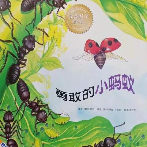 悦读•阅美好—延安市宝塔区第十二幼儿园中班组第十三期绘本推荐——《勇敢的小蚂蚁》