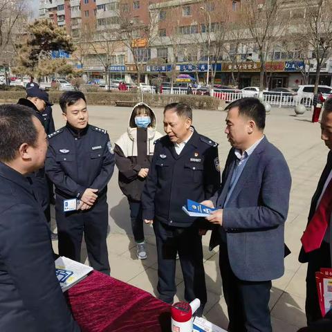 溪湖区组织开展“春风送暖、法治护航”暨反电信诈骗法制宣传活动