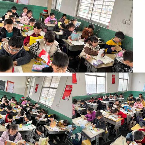 《我阅读 我成长 》温泉镇付岭小学一年级二班每周阅读活动