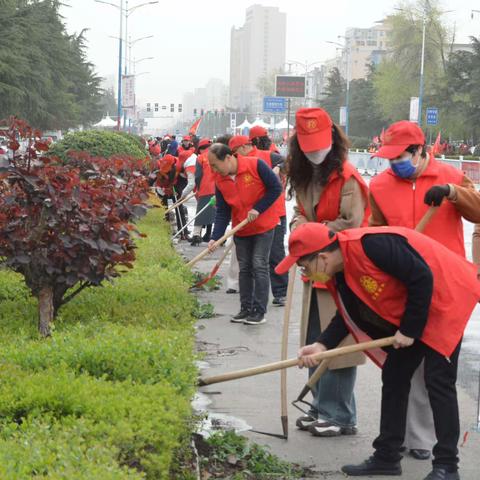 县财政局开展环境卫生整治志愿服务活动