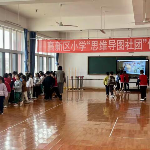 高新区小学思维导图社团作品展