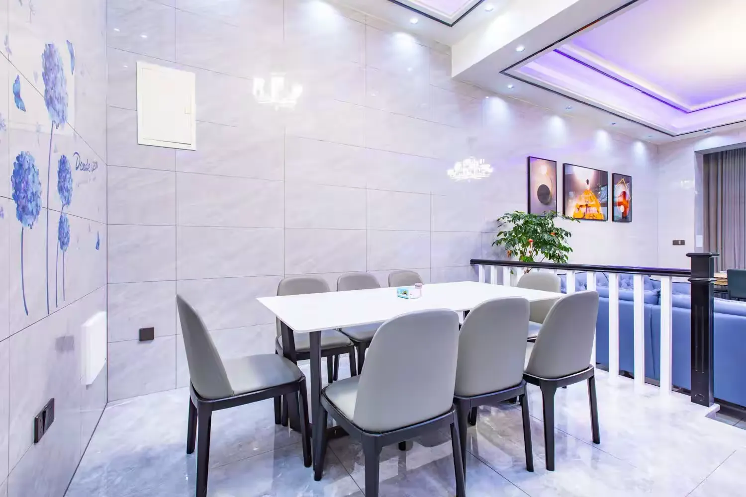 清远恒大新装修全瓷砖上墙简约别墅10房24床10卫