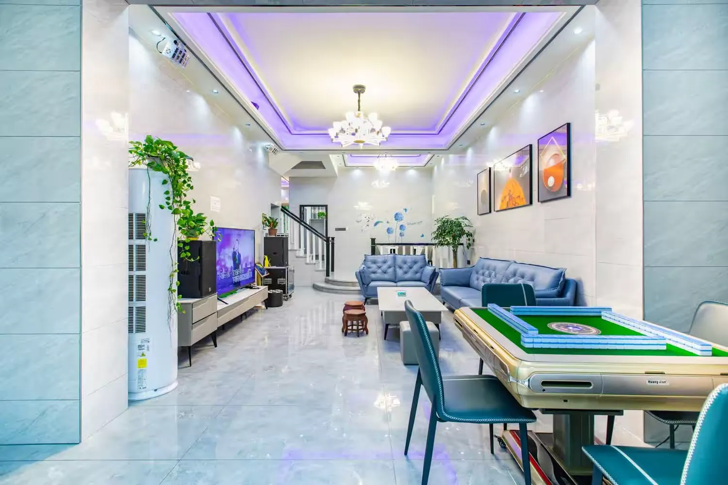 清远恒大新装修全瓷砖上墙简约别墅10房24床10卫