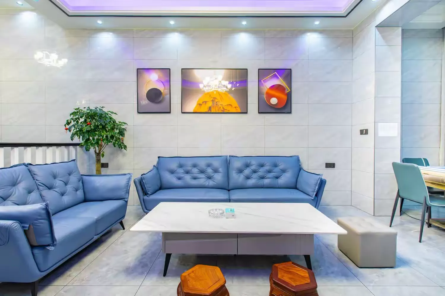 清远恒大新装修全瓷砖上墙简约别墅10房24床10卫