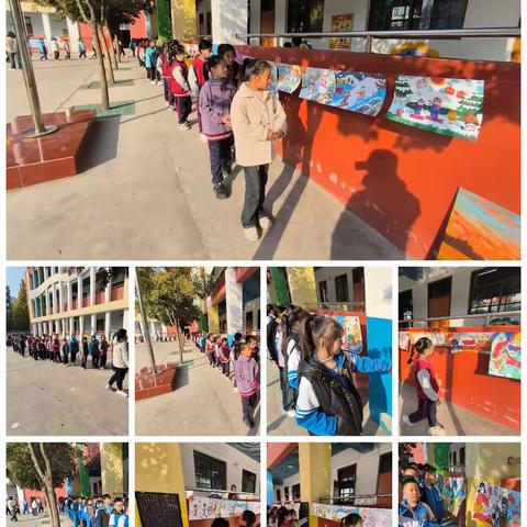 奋进新征程，丹墨颂党恩——银河小学2023迎元旦美术作品展
