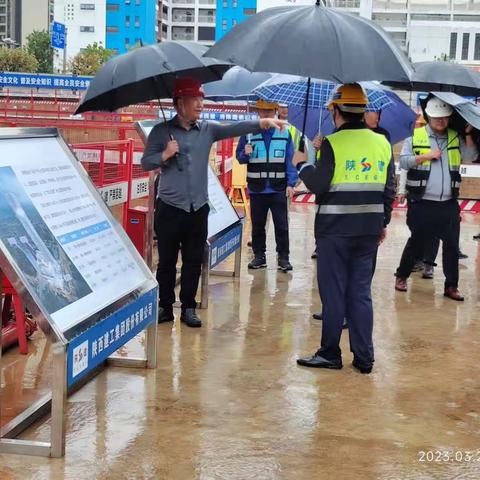 抓紧抓实，严检备汛－坪山项目部暴雨天气防汛安全检查工作