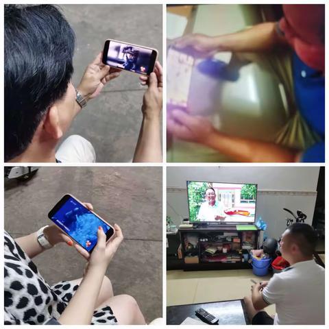 海口琼山饮食服务公司自主观看《榜样7》专题栏目