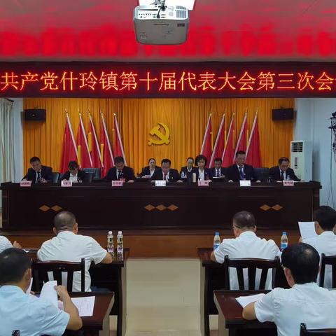 中国共产党什玲镇第十届代表大会第三次会议隆重召开