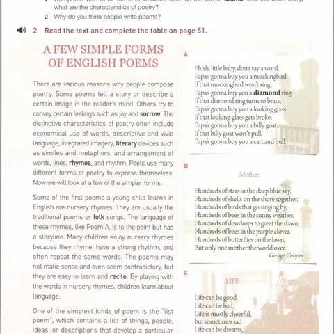 Poems For You——湛江市第二十中学高二7、11班学生英文诗歌作品集