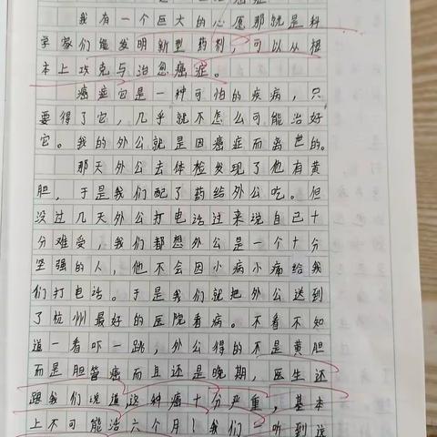 六年级下册第五单元习作《心愿》