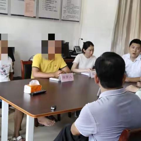 新盈司法所参与调处一宗邻里纠纷