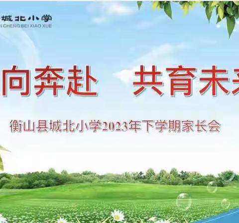 双向奔赴  共育未来——衡山县城北小学2023年下学期2310班家长会