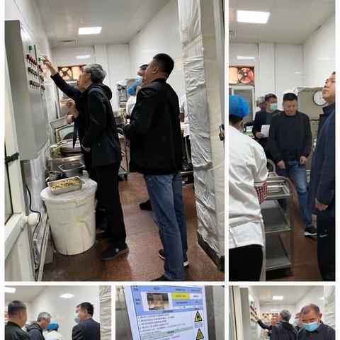 监督处检查机关食堂安全