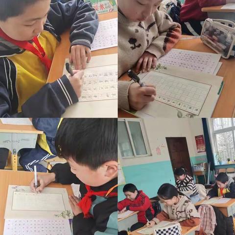 “书香飘校园      翰墨传经典”       ——爱阳镇顾家小学书法比赛