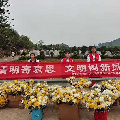 清明寄哀思 文明树新风