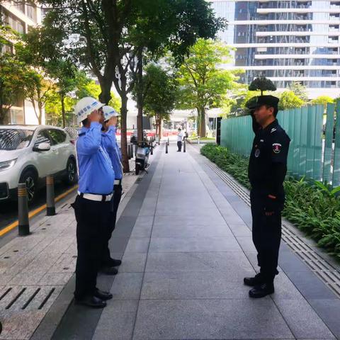 福保十五分公司前海项目五月份月度安全检查