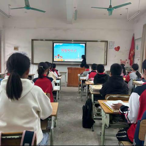 凝心聚力，教研共长——记三里镇九岸小学数学教研活动。