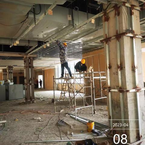 妇保院4月8日施工