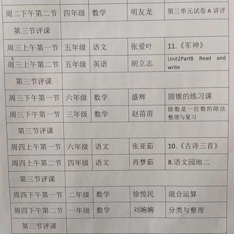 教有所得，研有所获——前张集小学听评课活动圆满结束