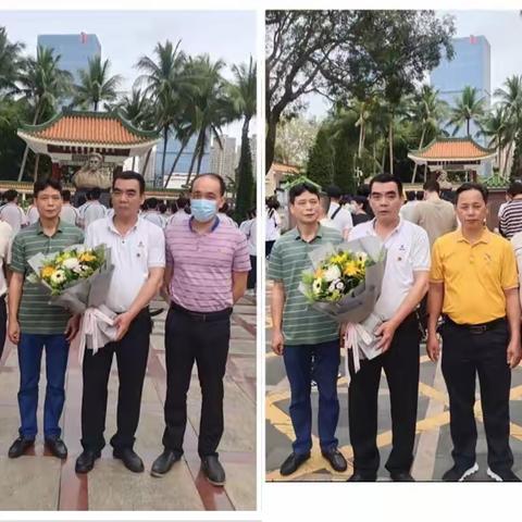 海口琼山农业机械供应公司党支部开展“我们的节日-精神的家园”清明祭英烈活动