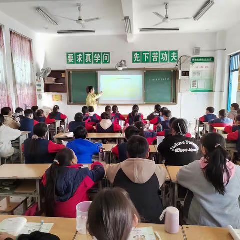 不负春日好时光，教学引领共成长———汝阳县蔡店乡中心小学科学数学公开课