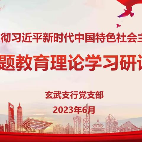 省分行巡察办张慧主任参加玄武支行党支部主题教育学习