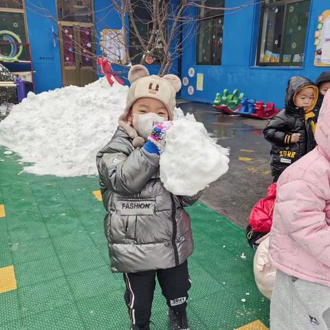 成子幼儿园中二班踏雪美篇