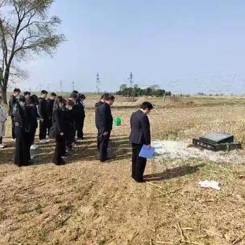 缅怀革命先烈、弘扬民族精神——唐官屯镇开展清明节缅怀先烈文明祭扫活动