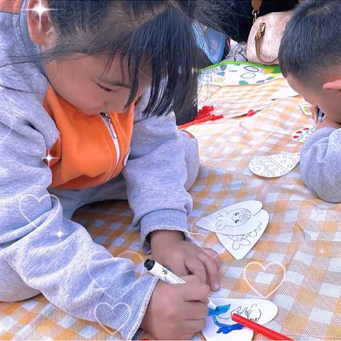 淮海小学附属幼儿园大三班               拥抱春天