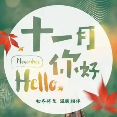 🌸多彩十一月🍁快乐每一天🎉    高坑镇新华幼儿园大二班精彩瞬间