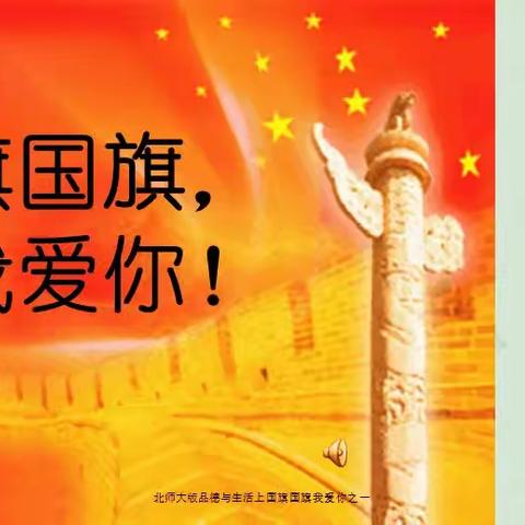 “国旗，国旗，真美丽。”晋州镇留村学校开展我爱国旗主题教育