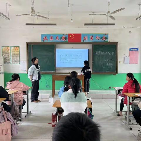 泊口乡井西小学“六个一”安全教育周活动