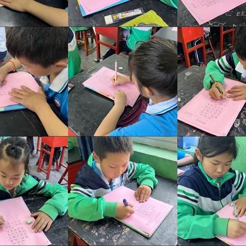关爱学生幸福成长--东漳堡镇瓜精庄小学 “妙笔生花”书法大赛