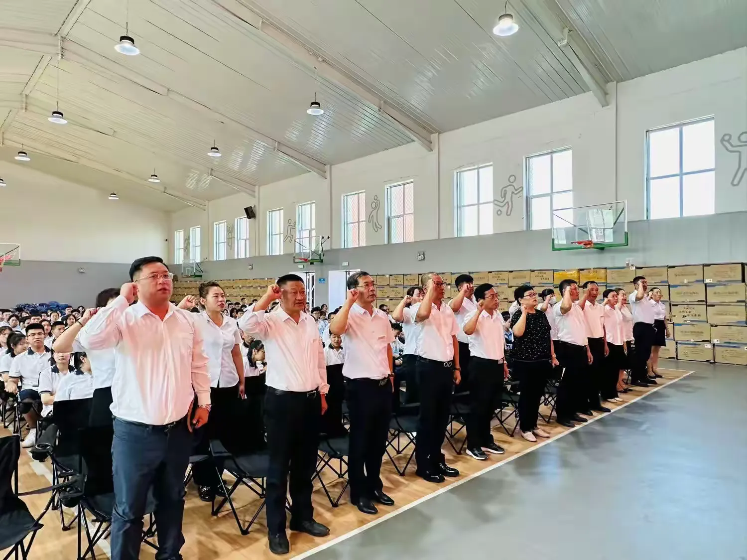 简篇-筑梦新学期 一起向未来——龙成实验学校2023-2024学年度开学典礼(初中部)