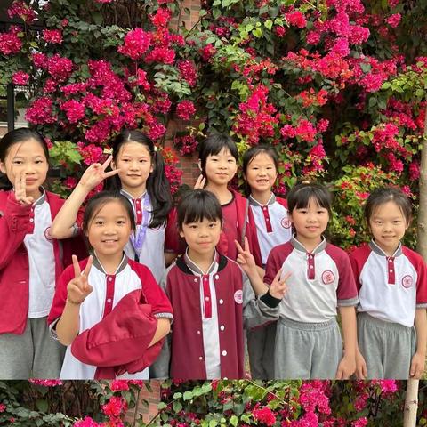 校园里的春天足迹，309班在春天里。