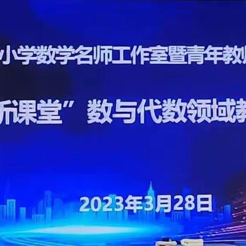 记金基行——小学数学 数与代数研讨会