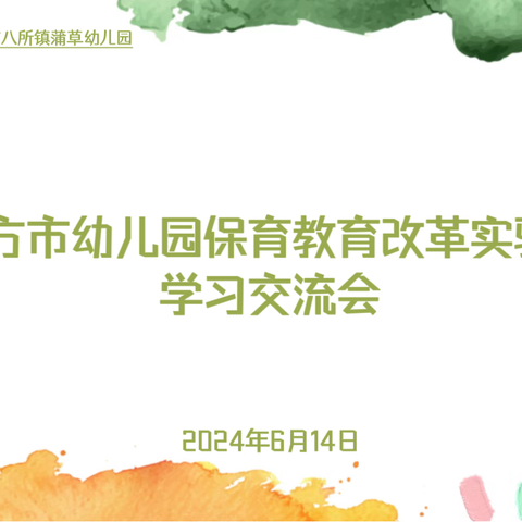 看见儿童·遇见成长——东方市幼儿园保育教育实验区学习交流