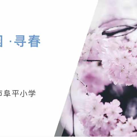 春色芳菲日，游园正当时——阜平小学二年级“游园·寻春”记