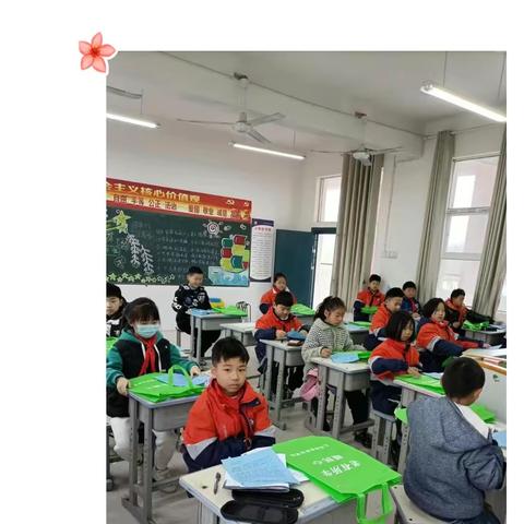 张庙小学宣传物资发放