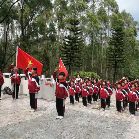 党建引领——缅怀革命先烈， 传承红色基因—宾阳县黎塘镇吴江小学清明祭奠烈士活动纪实