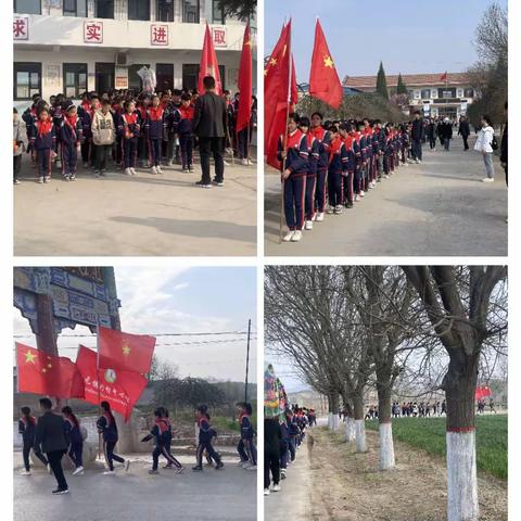 缅怀革命先烈 弘扬民族精神 ——  行村小学祭扫革命烈士张发贵墓仪式