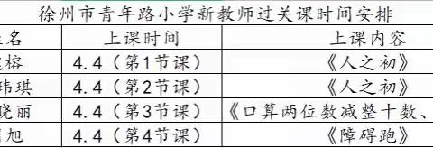 芳华初绽 站稳讲台——徐州市青年路小学2022级青年教师“过关课”