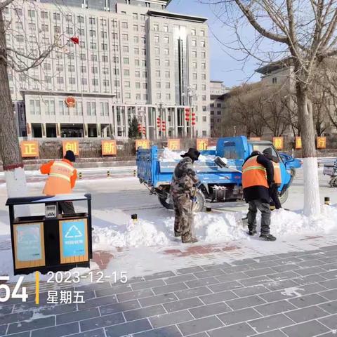 赤诚于心、奉献于行，迎战风雪、温暖寒冬——仁仁洁青龙分公司清雪工作纪实