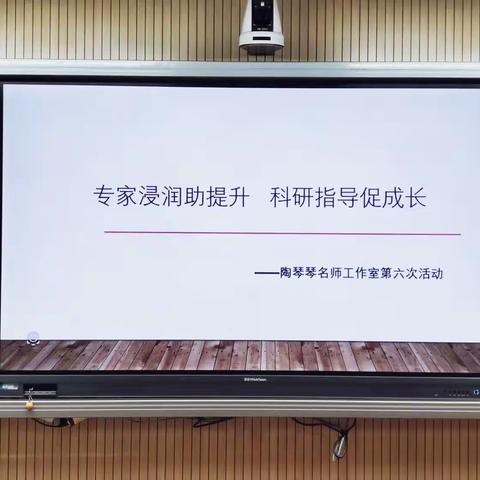 专家浸润助提升，科研指导促成长——陶琴琴名师工作室第六次活动