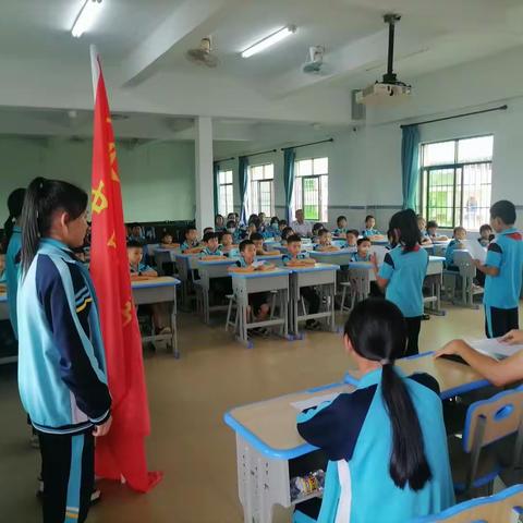 向群小学“六一”主题队日活动暨新队员入队仪式